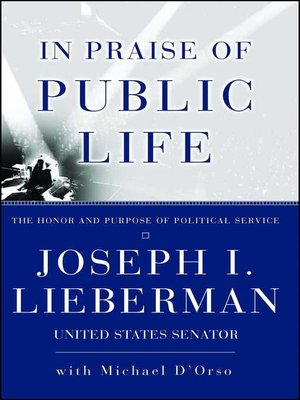 cover image of In Praise of Public Life
